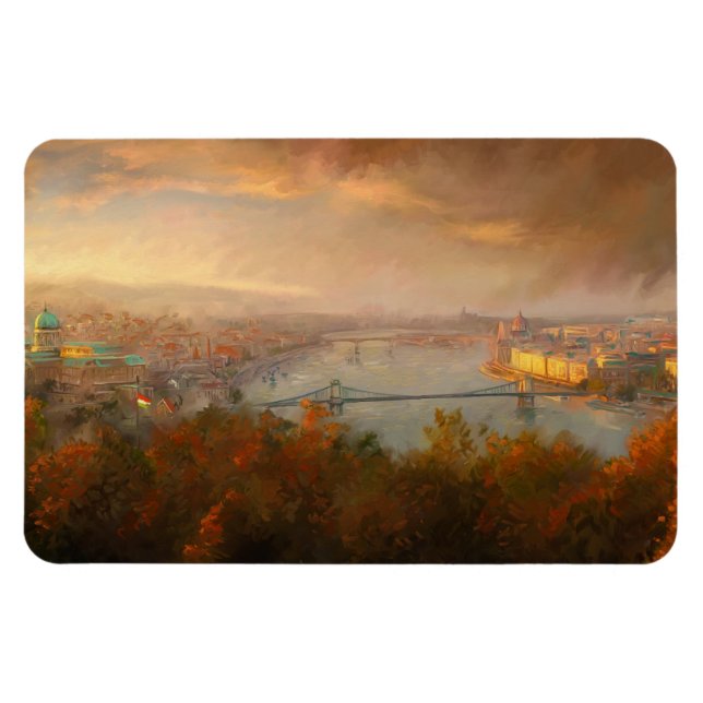 Íman Vista de Budapeste (Horizontal)