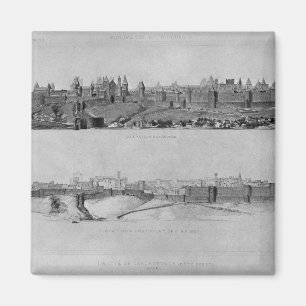 Íman Vista de Carcassonne do lado oeste