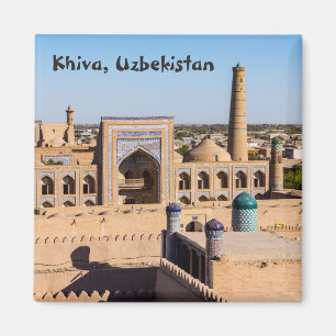 Íman Vista de Citadel Kunya-ark - Khiva, Uzbequistão