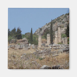 Íman Vista de Delfos, Grécia