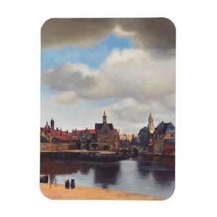 Íman Vista de Delft por Johannes Vermeer