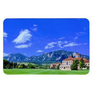 Íman Vista de Flatirons do terreno do CU em Boulder, CO
