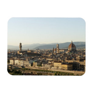 Íman vista de Florença com rio de Arno, domo, Ponte