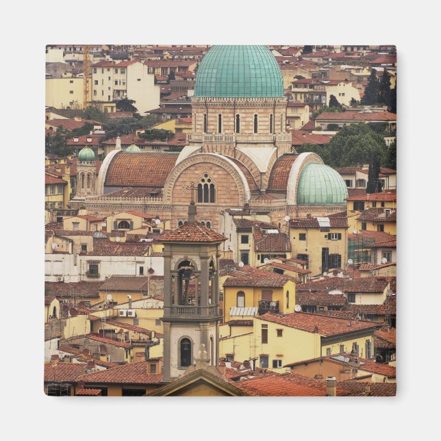 Íman Vista de Florença, Itália da Piazza (Frente)