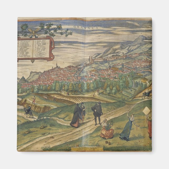 Íman Vista de Granada (Frente)