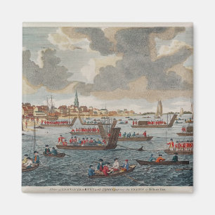 Íman Vista de Gravesend com tropas