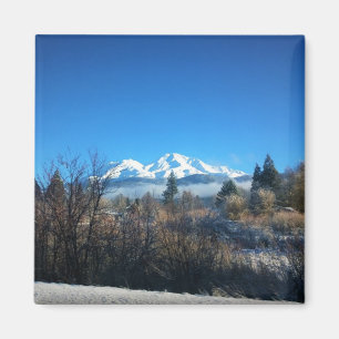 Íman Vista de inverno no Monte Shasta, CA