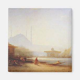 Íman Vista de Istambul, 1864 (óleo em canvas)