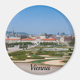 Íman Vista de jardins perto do Palácio de Lower Belvede
