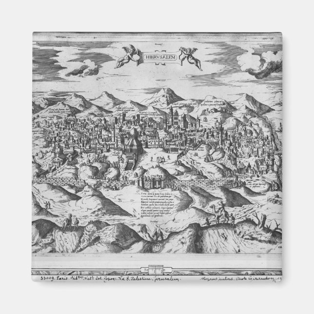 Íman Vista de Jerusalém, 1570? (Frente)