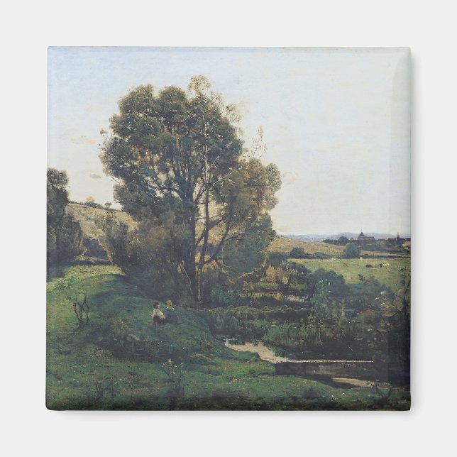 Íman Vista de Moncel-sur-Seine, c.1868 (Frente)