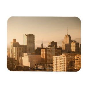 Íman Vista de Nob Hill em San Francisco, com a névoa