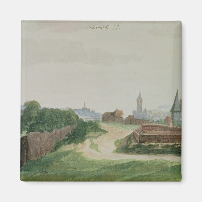 Íman Vista de Nuremberga, 1496-1497 (Frente)