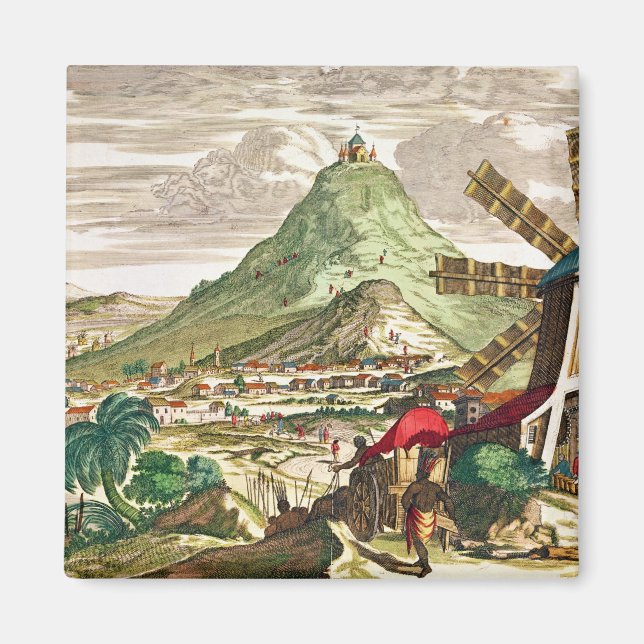 Íman Vista de Potosi na Bolívia (Frente)