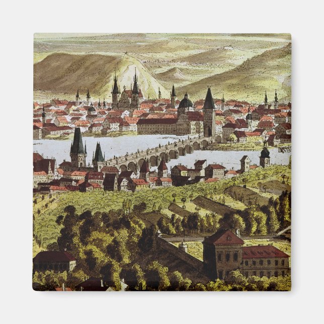 Íman Vista de Praga (Frente)
