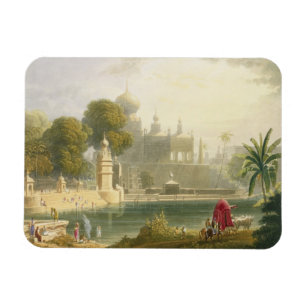 Íman Vista de Sassoor no Deccan, do volume II de '