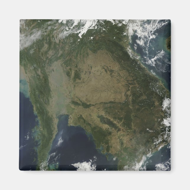 Íman Vista de satélite da Indochina (Frente)