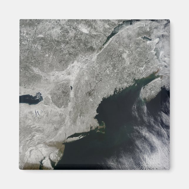 Íman Vista de satélite da neve (Frente)