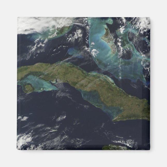 Íman Vista de satélite de Cuba (Frente)