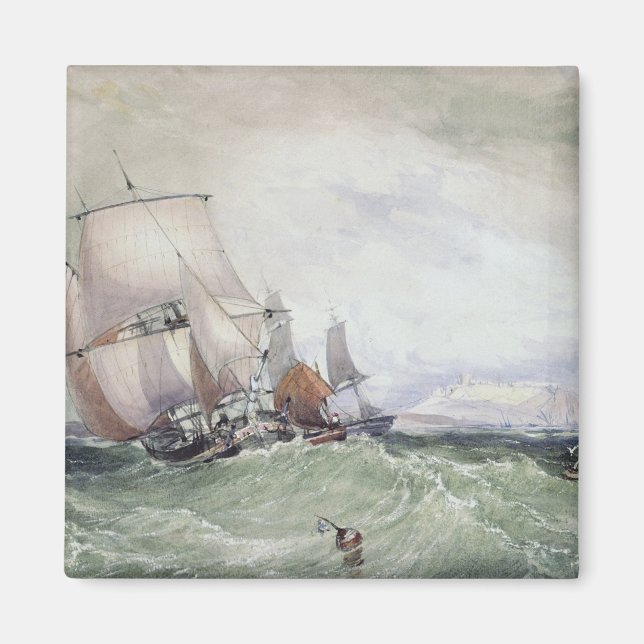 Íman Vista de Scarborough, com um Collier Brig (Frente)