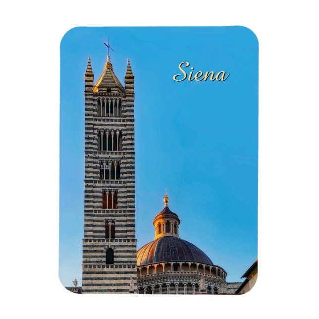 Íman Vista de Siena, viagem Itália  (Vertical)