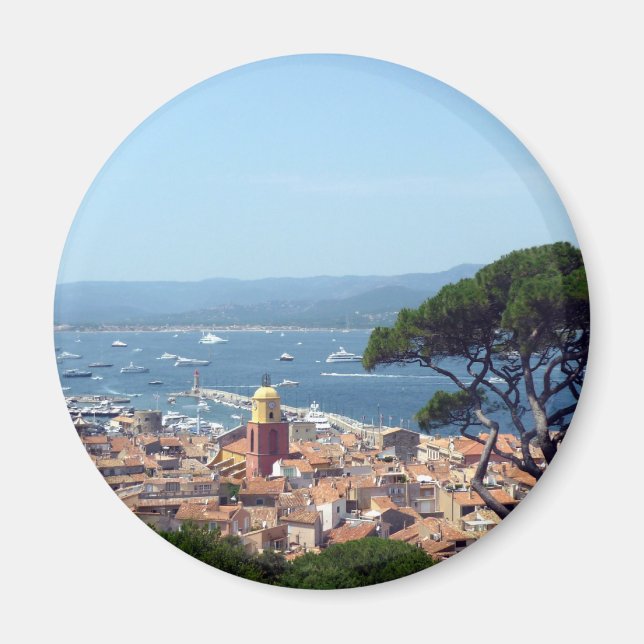 Íman Vista de Tropez da rua (Frente)