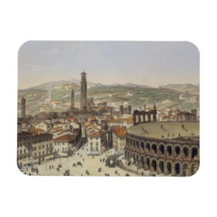 Íman Vista de Verona, gravada por L. Cherbuin (en da