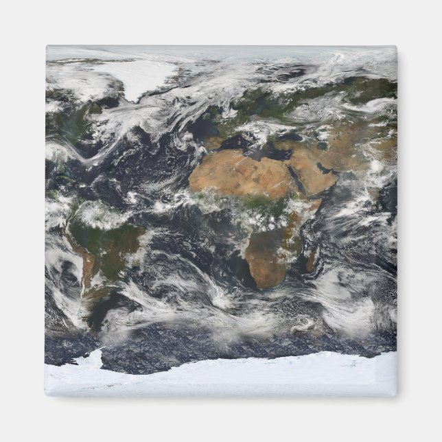 Íman Vista detalhada por satélite da Terra (Frente)