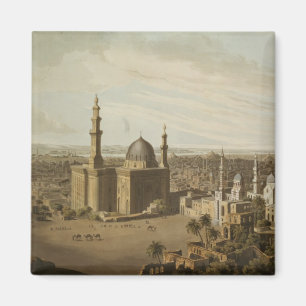 Íman Vista do Cairo grande, gravada por Daniel Havell