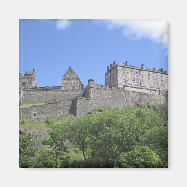 Íman Vista do Castelo de Edimburgo, Edimburgo, Escócia, (Frente)