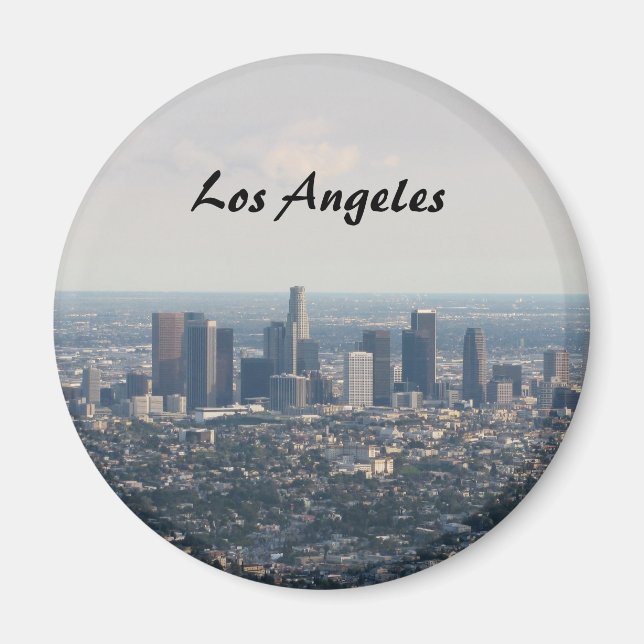 Íman Vista do Centro Los Angeles (Frente)