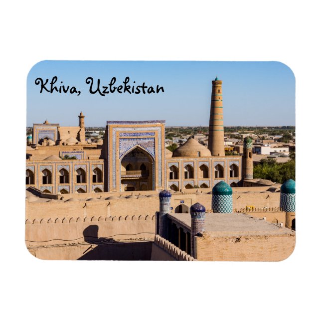 Íman Vista do Citadel Kunya-ark - Khiva, Usbequistão (Horizontal)