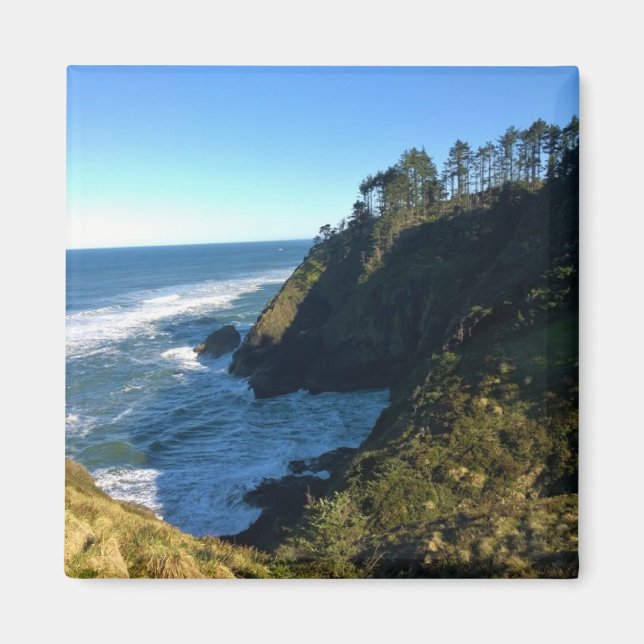 Íman Vista do Farol de Cabeça Norte, Washington (Frente)