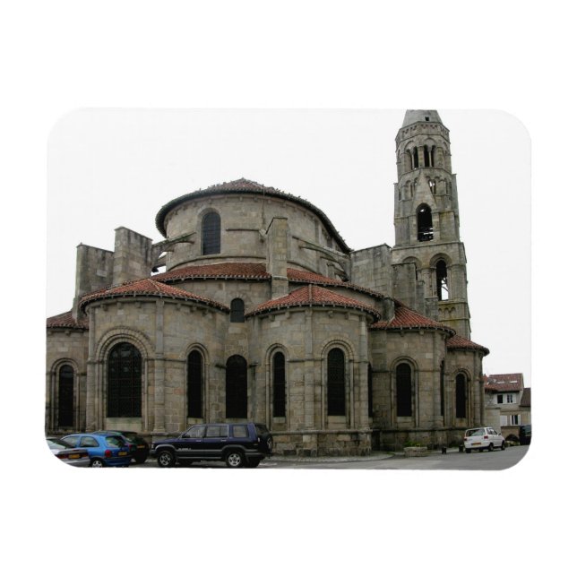 Íman Vista do fogo da igreja (foto) (Horizontal)