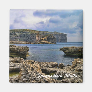 Íman Vista do Fungus Rock em Malta