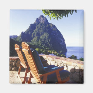 Íman Vista do Gros Piton da Villa Stonefield Estate