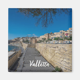 Íman Vista do muro da cidade e do porto do La Valetta M