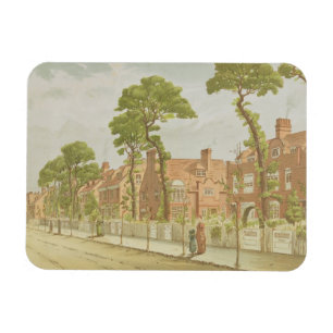 Íman Vista do parque de Bedford, 1882 (litho da cor)