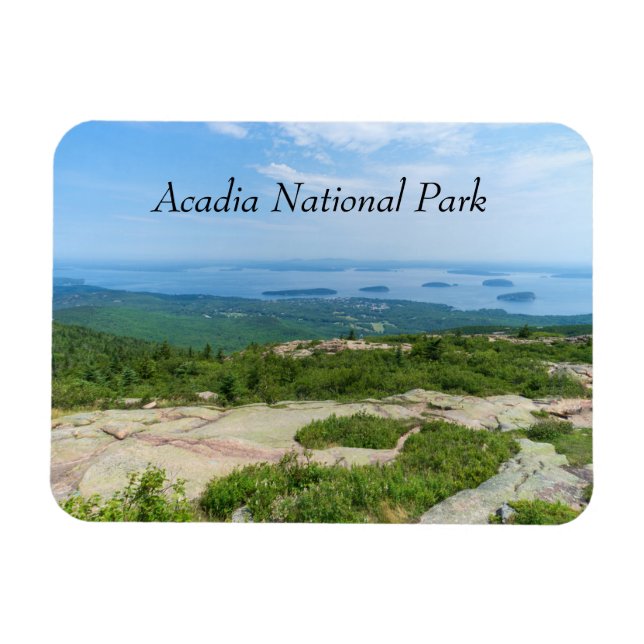 Íman Vista do Porto Bar da Montanha Cadillac em Acadi (Horizontal)