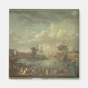 Íman Vista do porto em Bresta