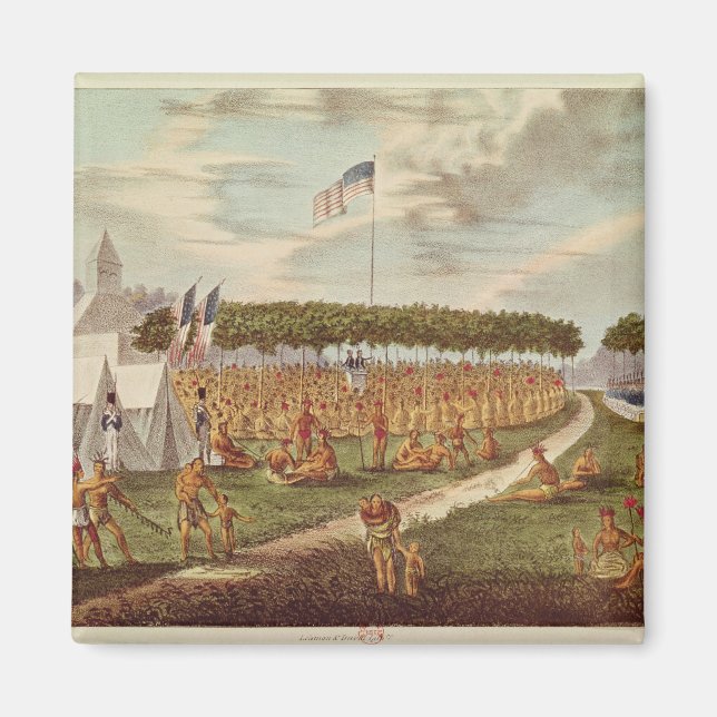 Íman Vista do Tratado de Excelente Realizado em Prairie (Frente)