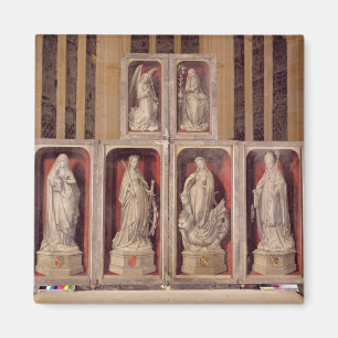 Íman Vista dos painéis do altarpiece fechado