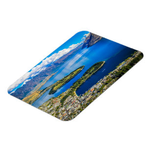 Íman Vista em Queenstown do Pico de Bob, Nova Zelândia