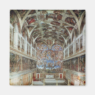 Íman Vista interior da capela de Sistine