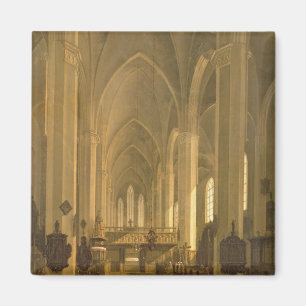 Íman Vista interior da igreja de St John em Hamburgo