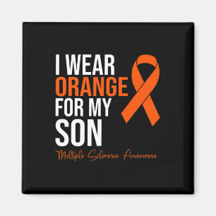 Íman Vista Laranja Para Meu Filho Sra. Warrior Multiple
