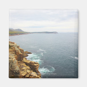 Íman Vista litoral do parque nacional do Acadia