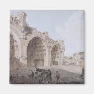 Íman Vista no fórum romano (o templo da paz) 1779