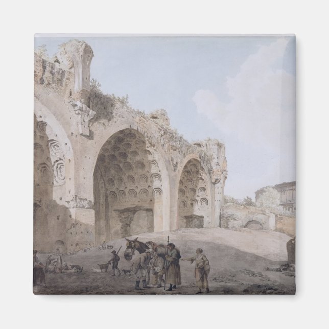 Íman Vista no Fórum Romano (Templo da Paz) 1779 (Frente)
