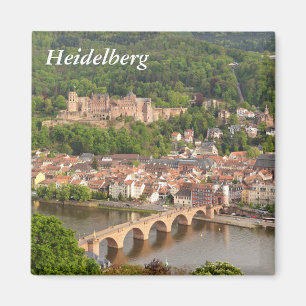 Íman Vista panorâmica de Heidelberg